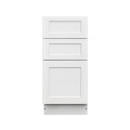 Mallorca White Shaker - 12"W Drawer Base Cabinet
