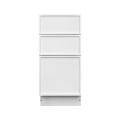 Shady Slim White Shaker - 12"W Drawer Base Cabinet