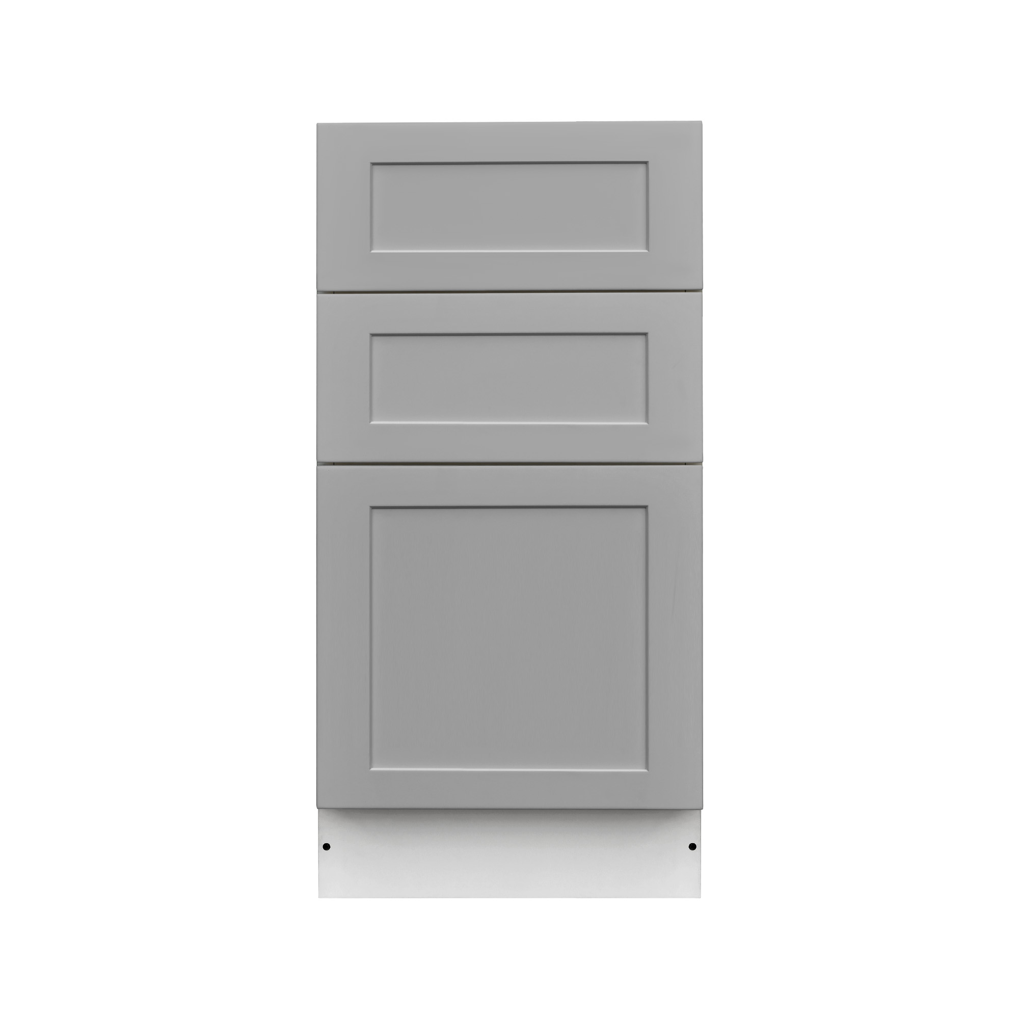 Mallroca Dolphin Gray Shaker - 15"W Drawer Base Cabinet