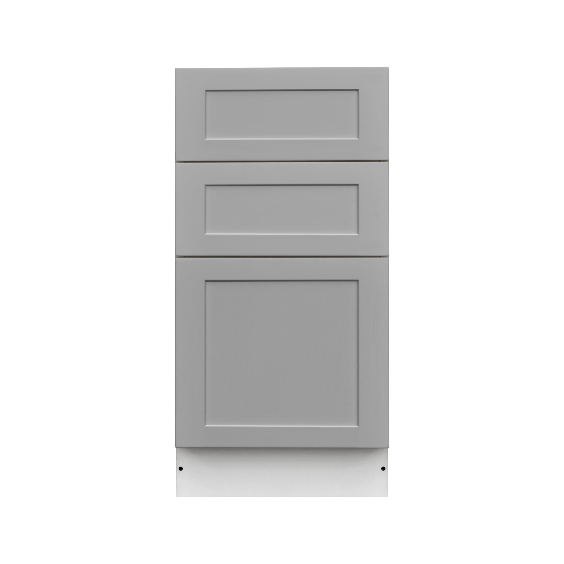 Mallroca Dolphin Gray Shaker - 15"W Drawer Base Cabinet