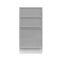 Shady Gray Slim Shaker - 15"W Drawer Base Cabinet