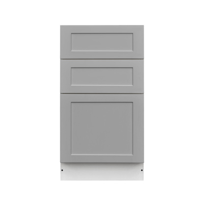 Mallroca Dolphin Gray Shaker - 18"W Drawer Base Cabinet