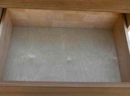 Natural Box Oak Slim - 18"W Drawer Base Cabinet 3-Drawers