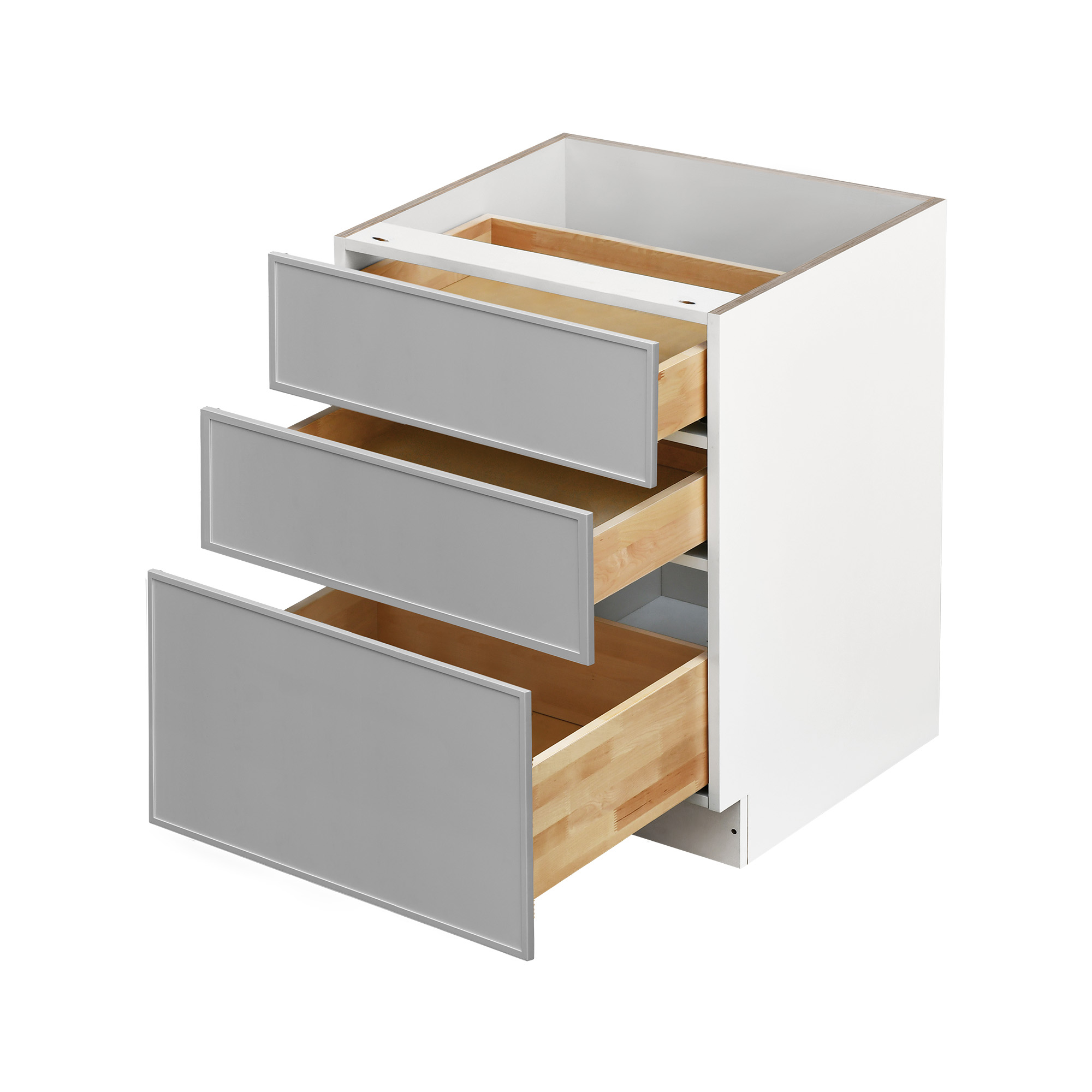 Shady Slim Gray Shaker - 24"W Base Cabinet