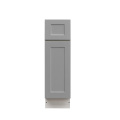 Mallorca Dolphin  Gray Shaker - 9"W Base Cabinet