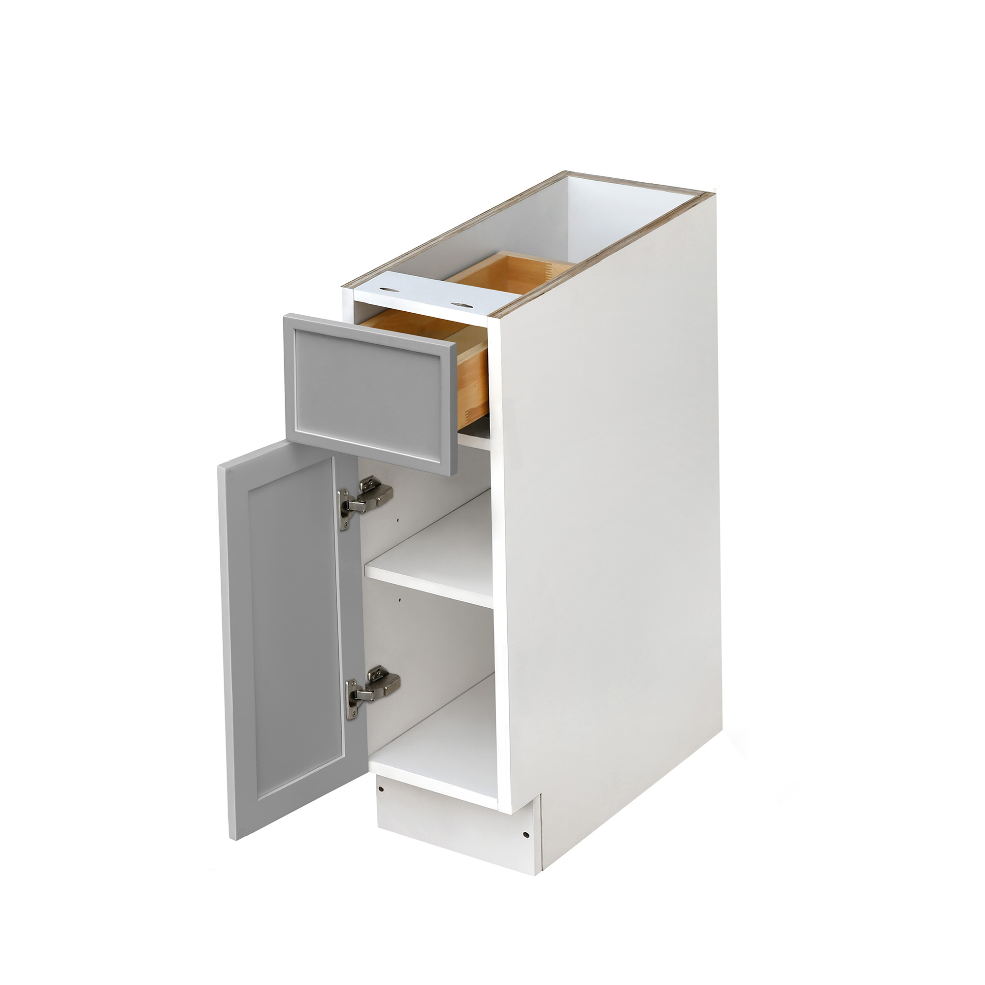 Mallorca Dolphin  Gray Shaker - 9"W Base Cabinet