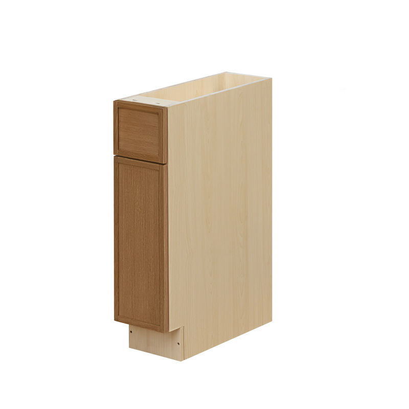 Shady Slim Oak Shaker - 9"W Standard Base Cabinet