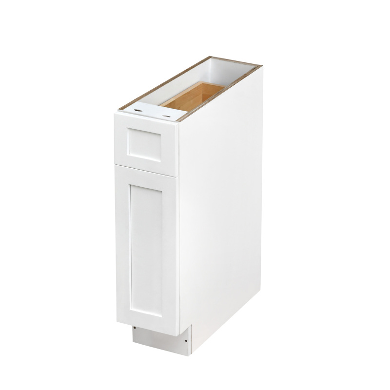 Mallorca White Shaker - 9"W Standard Base Cabinet