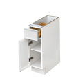Shady Slim White Shaker - 9"W Base Cabinet