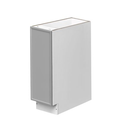White Box Gray Slim - 9"W Standard Base Cabinet 1-Door 1-Adjustable shelf