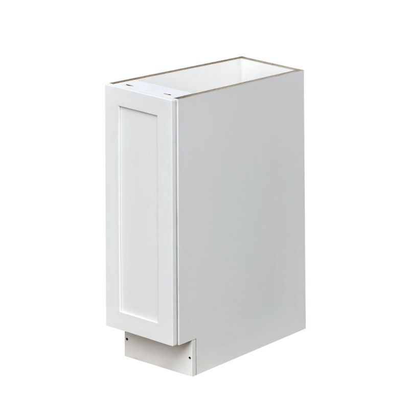 Mallorca White Shaker - 9"W Standard Base Cabinet
