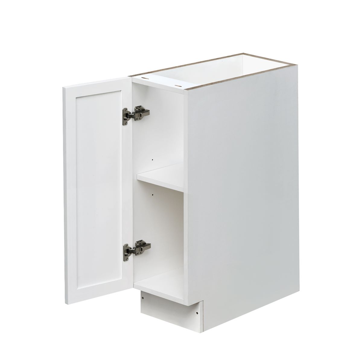Shady Slim White Shaker - 9"W Base Cabinet