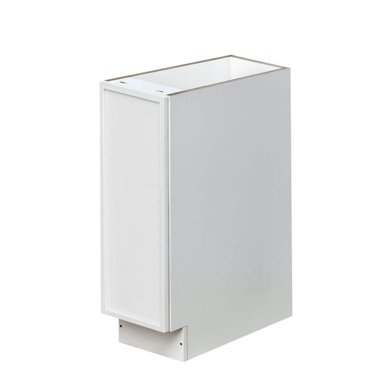 Shady Slim White Shaker - 9"W Base Cabinet