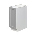 White Box Gray Shaker - 12"W Standard Base Cabinet 1-Door 1-Adjustable shelf