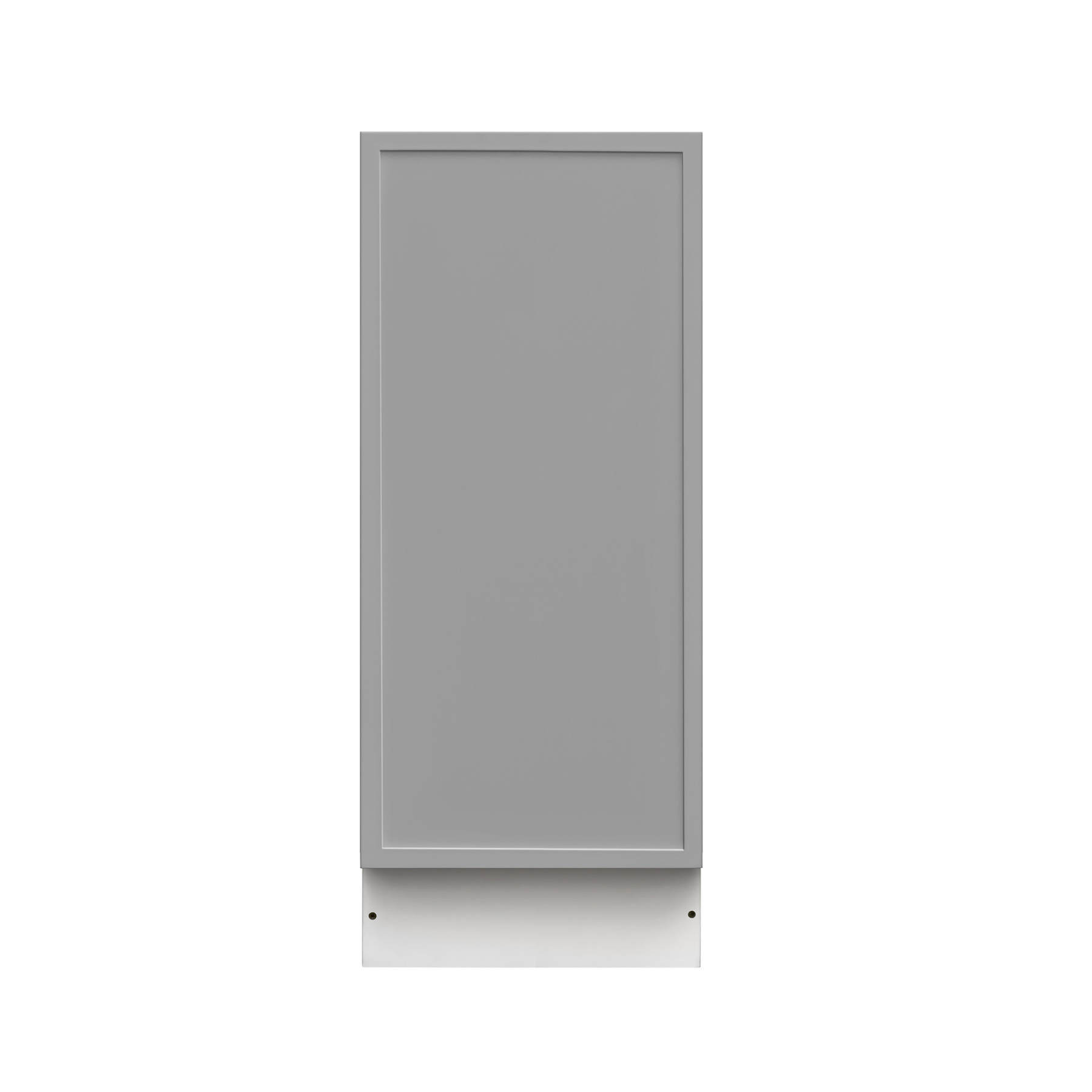 White Box Gray Slim - 12"W Standard Base Cabinet 1-Door 1-Adjustable shelf