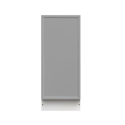 White Box Gray Slim - 12"W Standard Base Cabinet 1-Door 1-Adjustable shelf