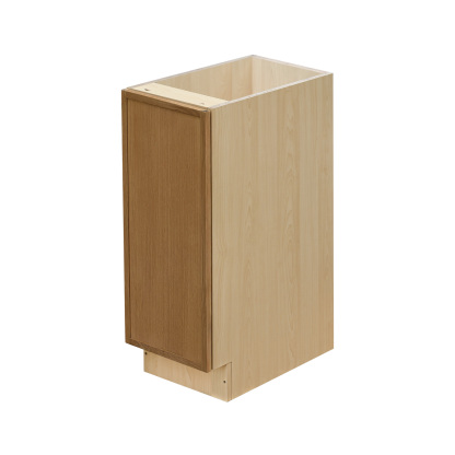Natural Box Oak Slim - 12"W Standard Base Cabinet 1-Door 1-Adjustable shelf
