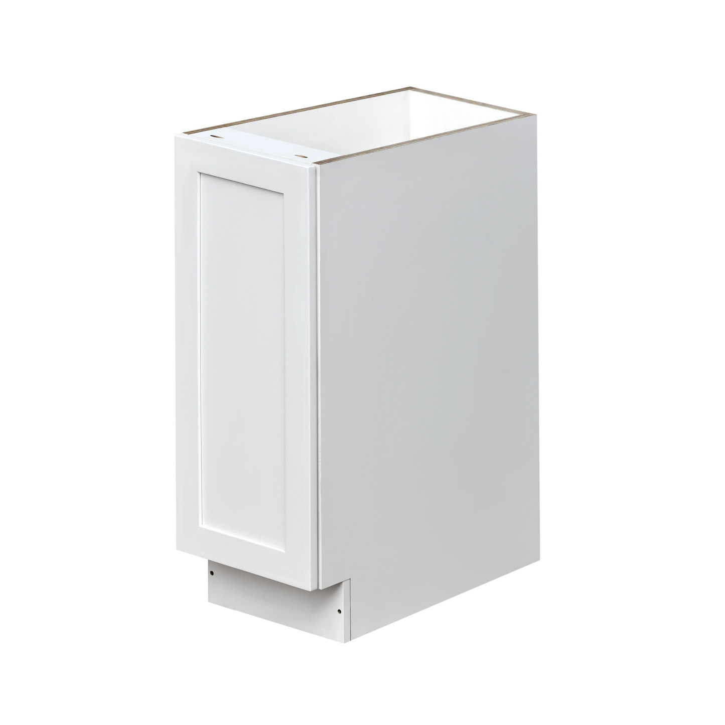 White Shaker - 12"W Standard Base Cabinet 1-Door 1-Adjustable shelf