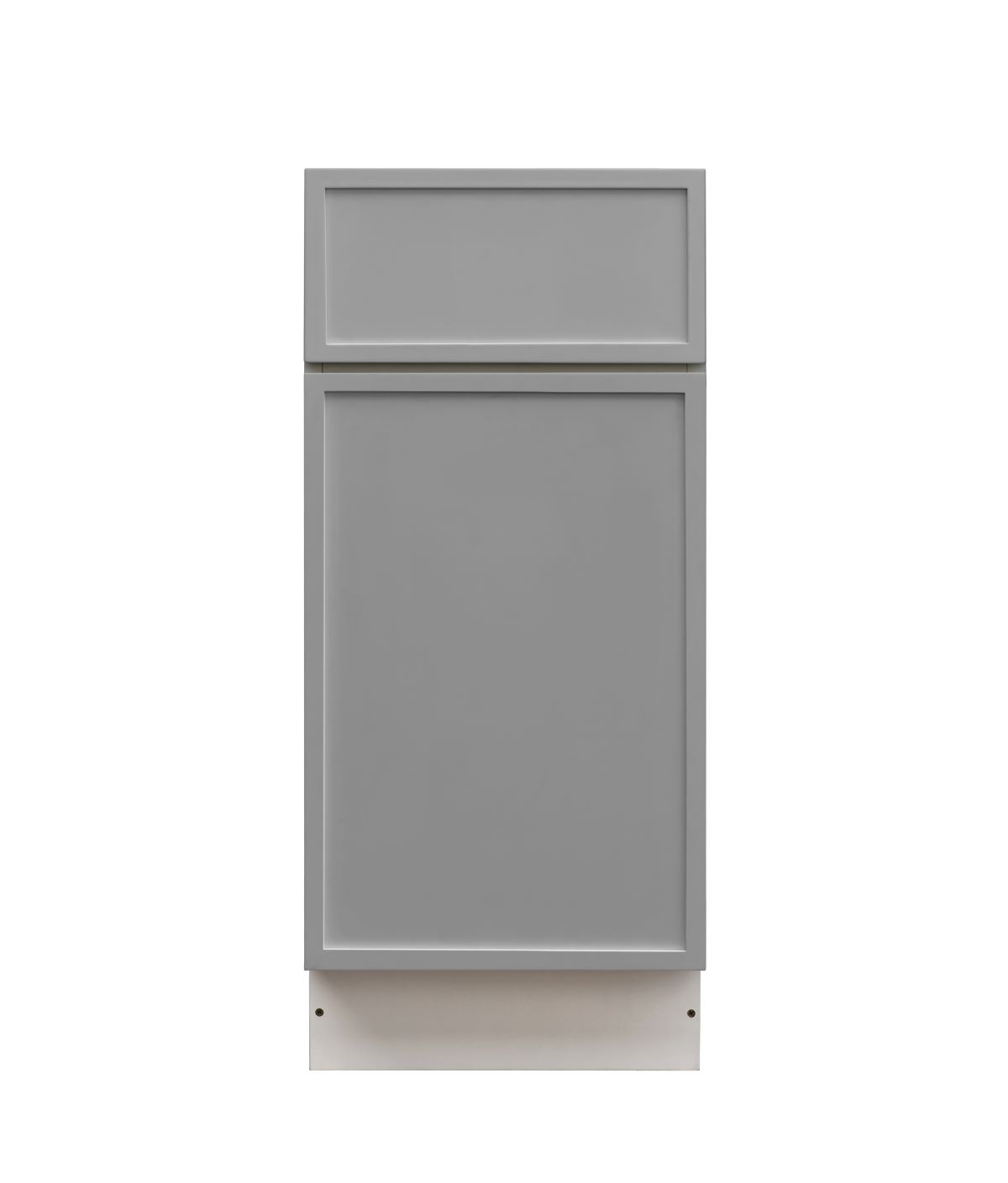 White Shaker Base Cabinet 1-Door 1-Drawer 1-Adjustable Shelf
