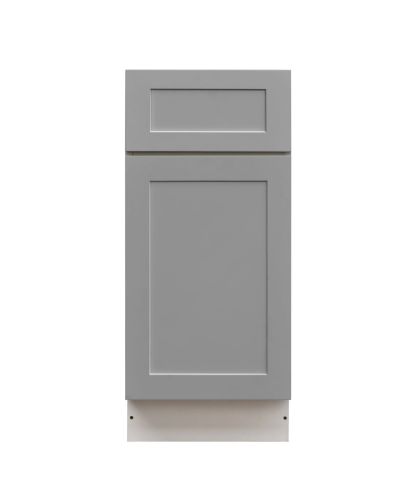 White Shaker Base Cabinet 1-Door 1-Drawer 1-Adjustable Shelf