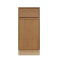 Shady Slim Oak Shaker - 15"W Standard Base Cabinet