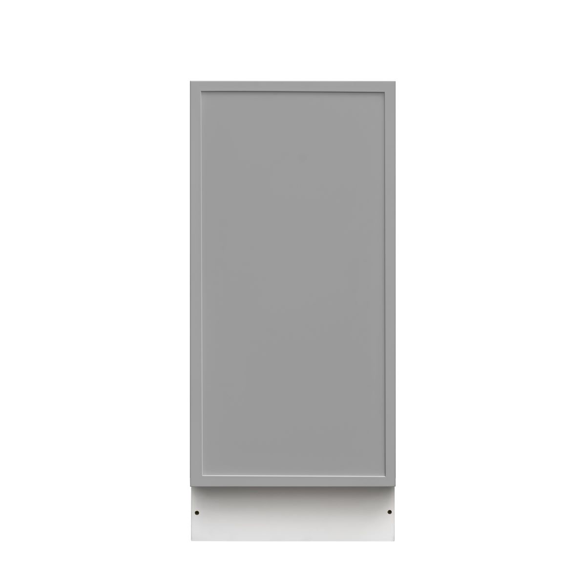 White Box Gray Slim - 15"W Standard Base Cabinet 1-Door 1-Adjustable shelf
