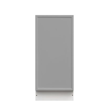 White Box Gray Slim - 15"W Standard Base Cabinet 1-Door 1-Adjustable shelf