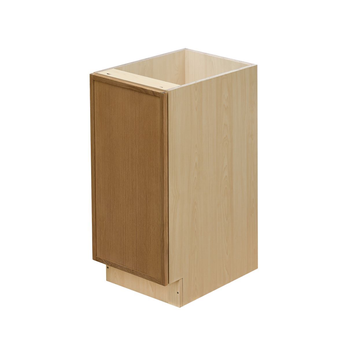 Natural Box Oak Slim - 15"W Standard Base Cabinet 1-Door 1-Adjustable shelf