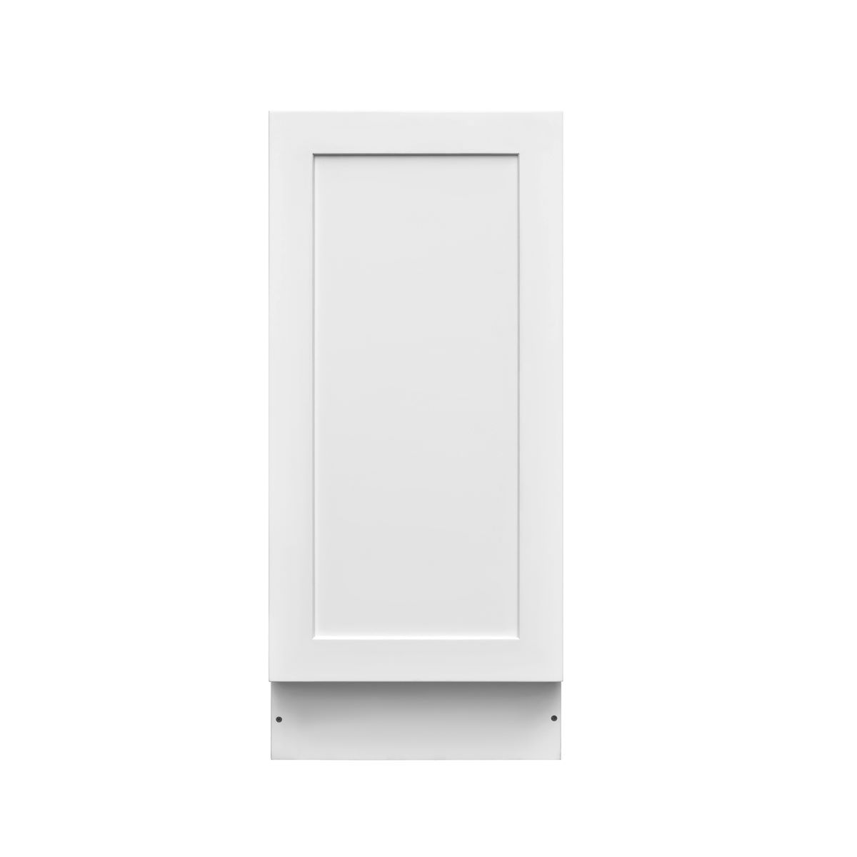 White Shaker - 15"W Standard Base Cabinet 1-Door 1-Adjustable shelf