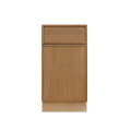 Shady Slim Oak - 18"W Standard Base Cabinet 1-Door 1-Drawer 1-Adjustable Shelf