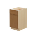 Shady Slim Oak - 18"W Standard Base Cabinet 1-Door 1-Drawer 1-Adjustable Shelf