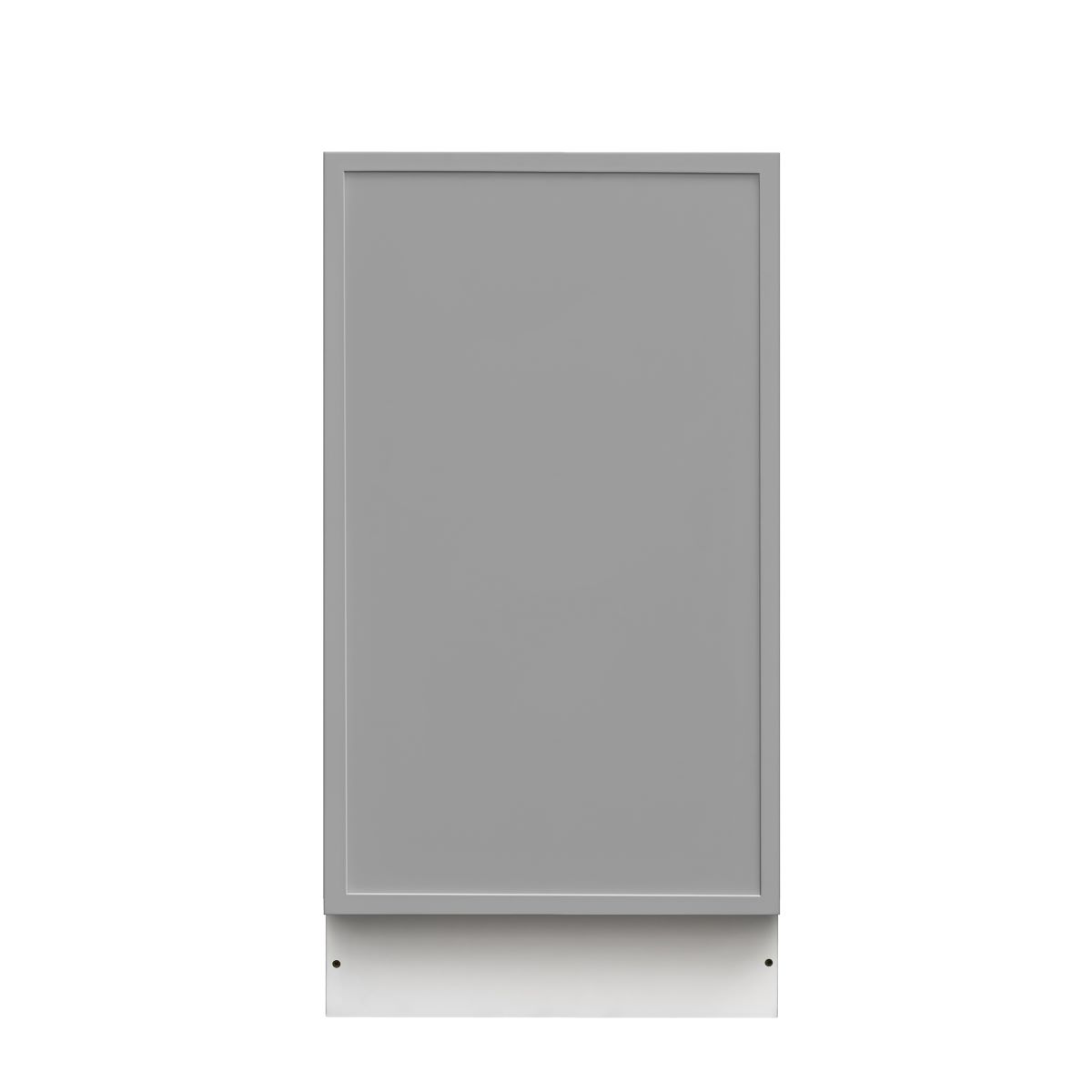 White Box Gray Slim - 18"W Standard Base Cabinet 1-Door 1-Adjustable shelf