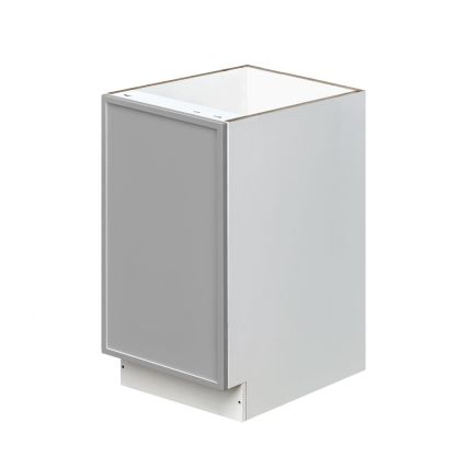 White Box Gray Slim - 18"W Standard Base Cabinet 1-Door 1-Adjustable shelf
