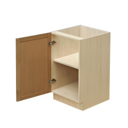 Natural Box Oak Slim - 18"W Standard Base Cabinet 1-Door 1-Adjustable shelf