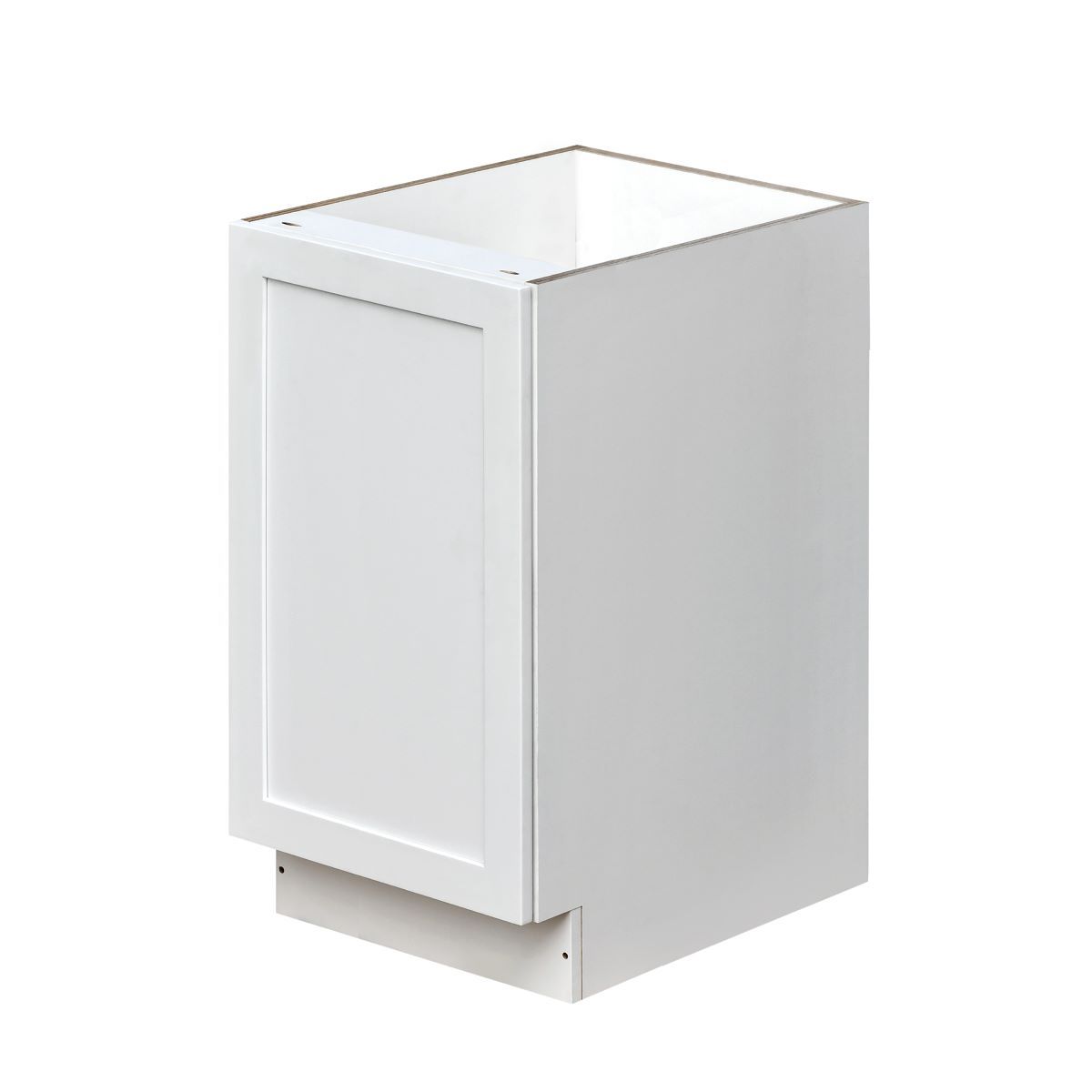 White Shaker - 21"W Standard Base Cabinet 1-Door 1-Adjustable shelf