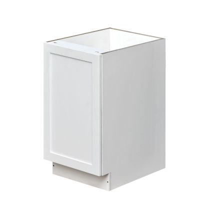 White Shaker - 21"W Standard Base Cabinet 1-Door 1-Adjustable shelf