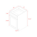 Mallorca White Shaker - 21"W Standard Base Cabinet