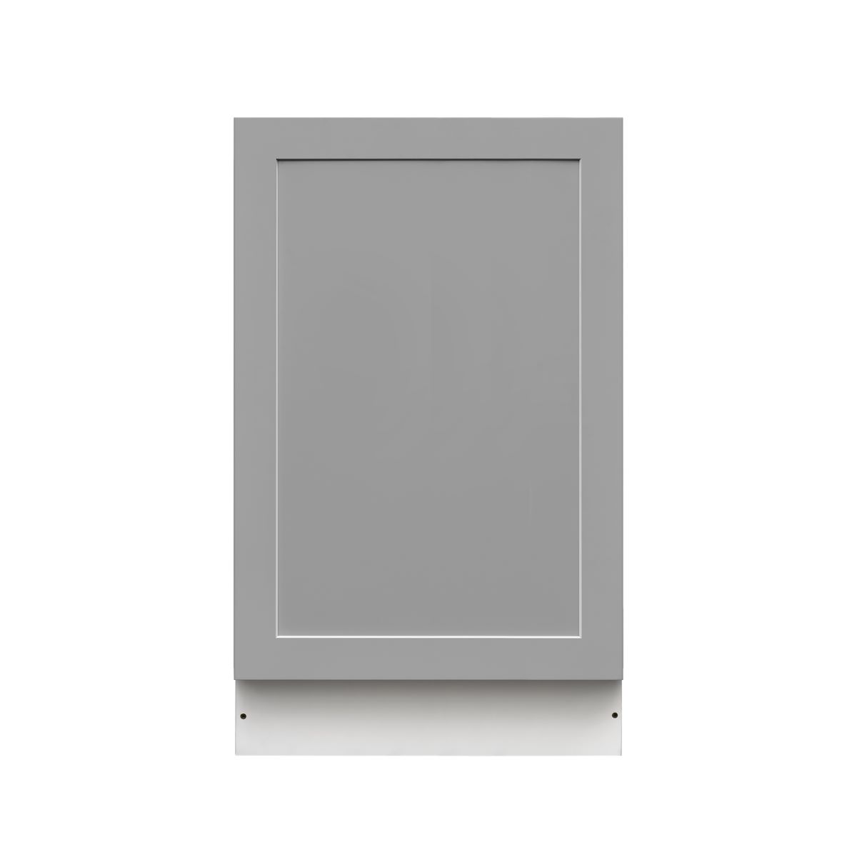 White Box Gray Shaker - 21"W Standard Base Cabinet 1-Door 1-Adjustable shelf