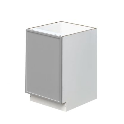 White Box Gray Slim - 21"W Standard Base Cabinet 1-Door 1-Adjustable shelf