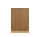 Shady Slim Oak Shaker - 24"W Full-Height Base Cabinet
