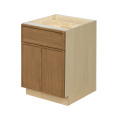 Shady Slim Oak - 27"W Standard Base Cabinet 2-Doors 1-Drawer 1-Adjustable Shelf