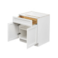 White Shaker - 33"W Standard Base Cabinet 2-Doors 1-Drawer 1-Adjustable Shelf