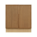 Shady Slim Oak - 33"W Full-Height Door Base Cabinet 2-Doors 1-Adjustable Shelf