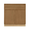 Shady Slim Oak - 36"W Standard Base Cabinet 2-Doors 1-Drawer 1-Adjustable Shelf