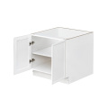 Slim White Shaker - 36"W Full-Height Door Base Cabinet 2-Doors 1-Adjustable Shelf