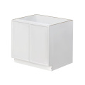 Slim White Shaker - 36"W Full-Height Door Base Cabinet 2-Doors 1-Adjustable Shelf