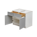 White Box Gray Slim - 39"W Standard Base Cabinet 2-Doors 2-Drawers 1-Adjustable Shelf