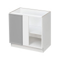 White Box Gray Slim - 39"W Blind Corner Base Cabinet 1-Door 1-Adjustable Shelf