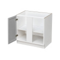 White Box Gray Slim - 42"W Blind Corner Base Cabinet 1-Door 1-Adjustable Shelf