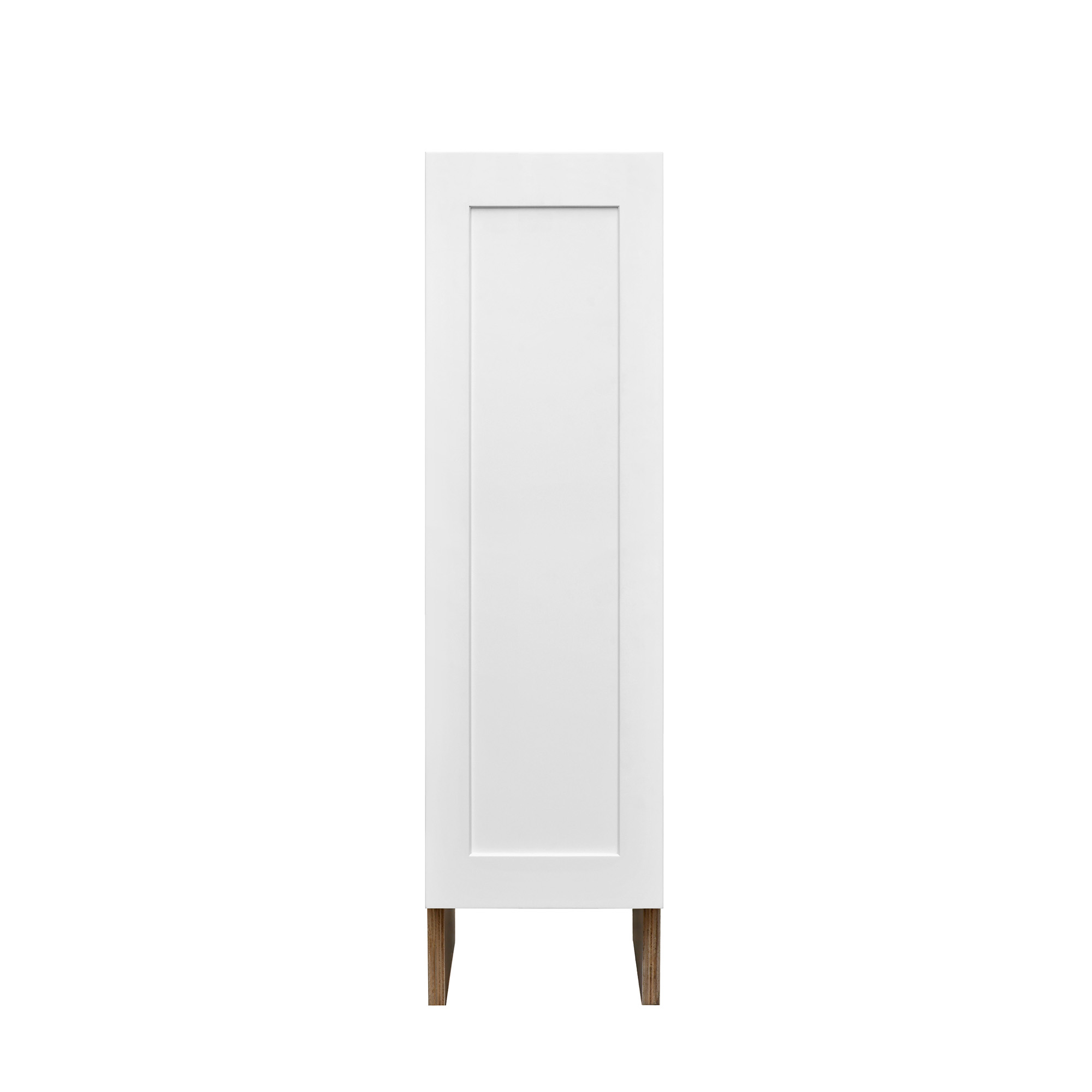 White Shaker - 09"W Spice Pull-Out Rack Base Cabinet